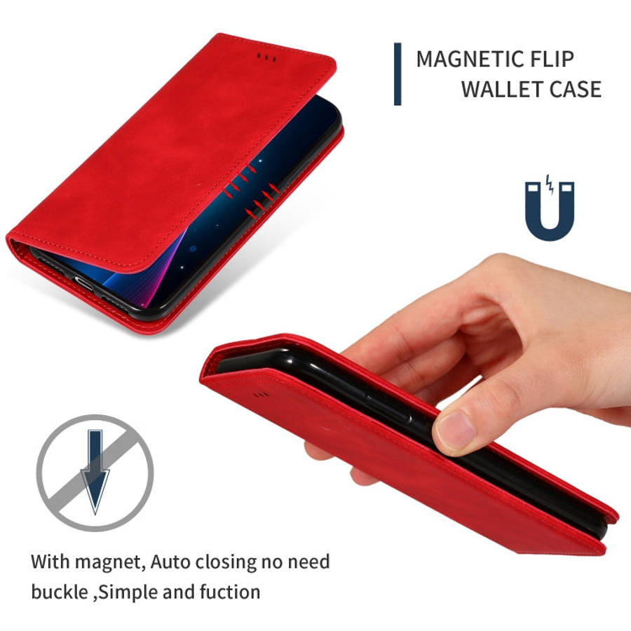 Retro Skin Feel Business Magnetic Horizontal Flip Leather Case for iPhone XI MAX 2019, For iPhone...
