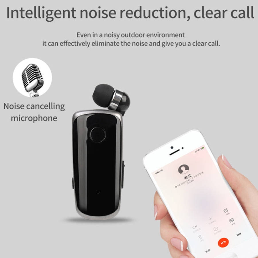 K39 Wireless Bluetooth Headset CSR DSP chip In-Ear Vibrating Alert Wear Clip Hands Free Earphone,...