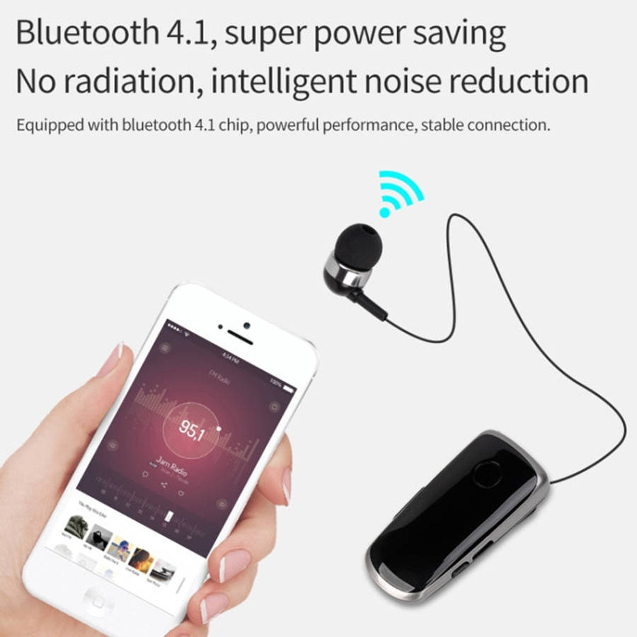 K39 Wireless Bluetooth Headset CSR DSP chip In-Ear Vibrating Alert Wear Clip Hands Free Earphone,...