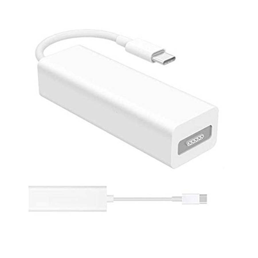 USB C to Magnetic Mag-Safe Adapter,Mag-Safe to Type C Charging Converter Adapter Compatible for M...