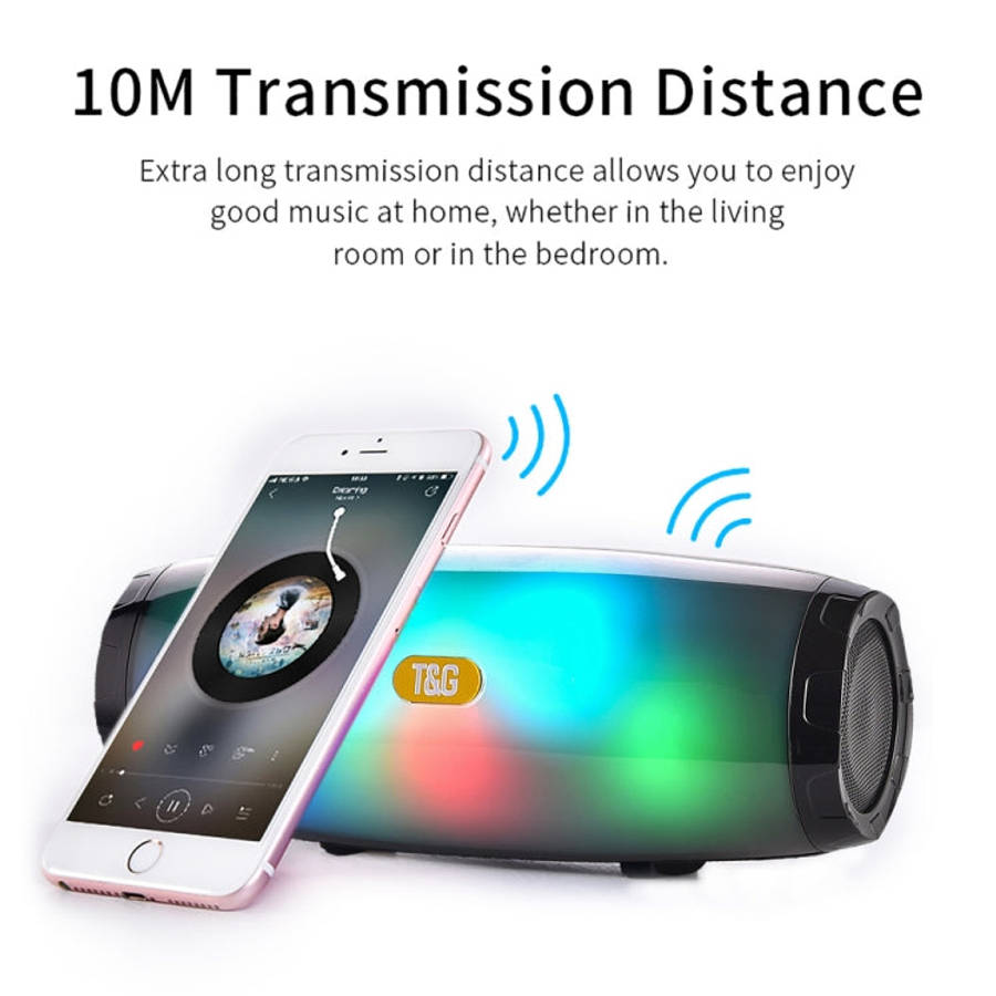 T&G TG165 5W*2 Portable Wireless Speaker Speaker With Dancing LED Flashing Light Mp3 AUX USB FM R...