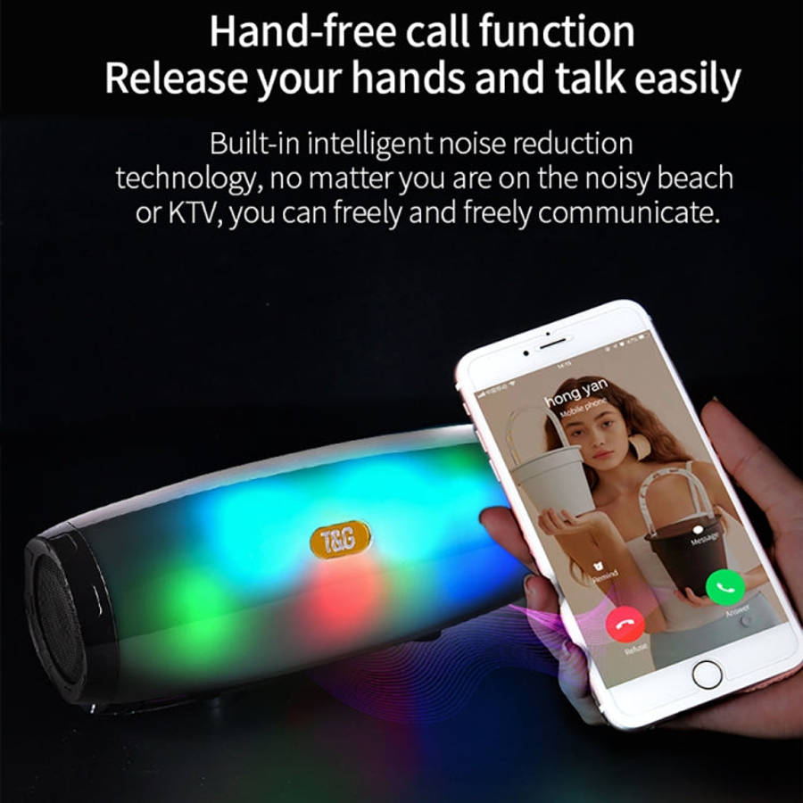 T&G TG165 5W*2 Portable Wireless Speaker Speaker With Dancing LED Flashing Light Mp3 AUX USB FM R...