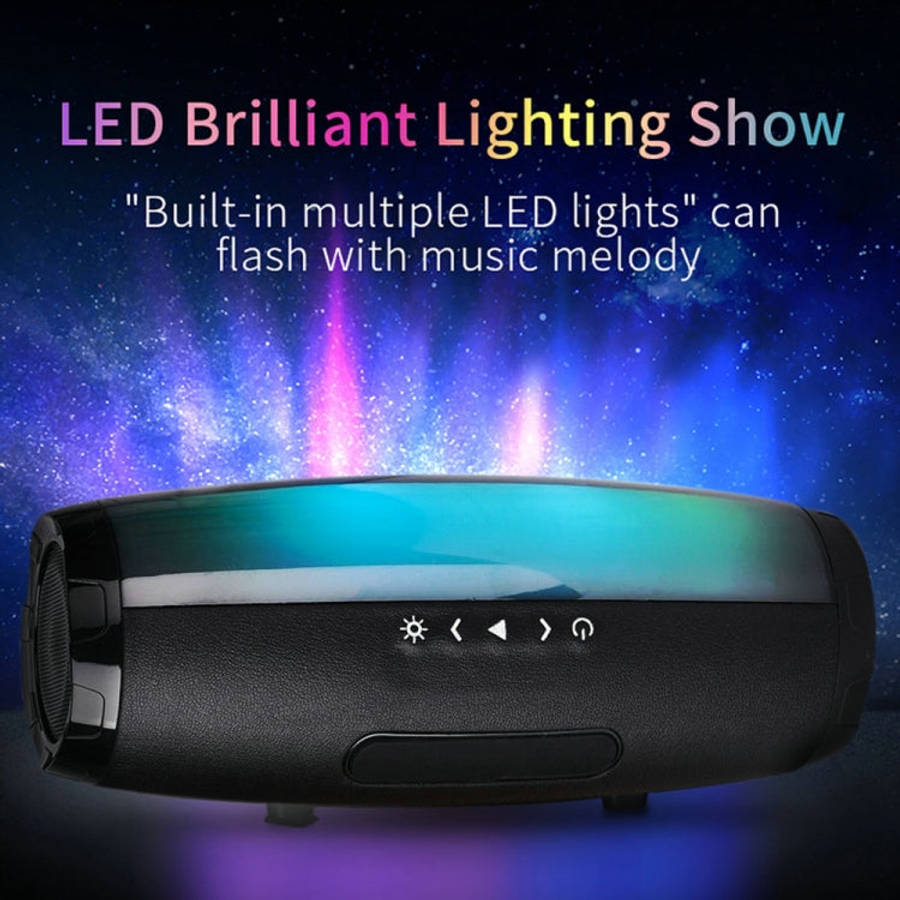T&G TG165 5W*2 Portable Wireless Speaker Speaker With Dancing LED Flashing Light Mp3 AUX USB FM R...