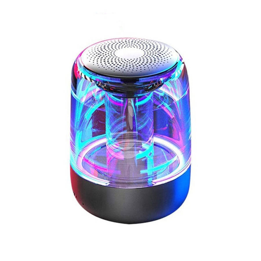 C7 Bluetooth 5.0 Speaker Transparent LED Luminous Subwoofer TWS 6D Surround HIFI Stereo Cool Audi...