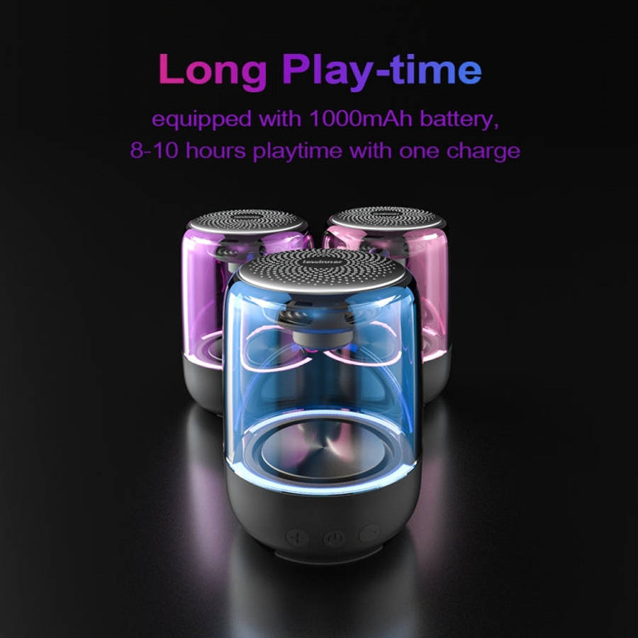 C7 Bluetooth 5.0 Speaker Transparent LED Luminous Subwoofer TWS 6D Surround HIFI Stereo Cool Audi...