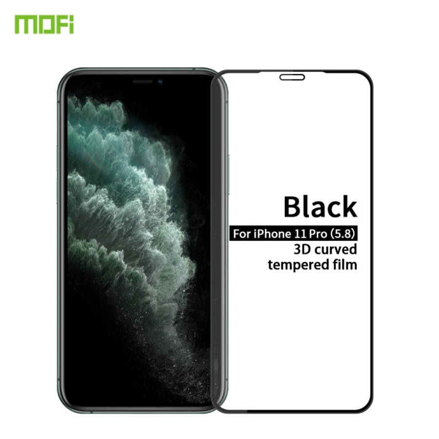 MOFI 9H 3D Explosion-proof Curved Screen Tempered Glass Film, For iPhone 11 Pro, For iPhone 11 Pr...