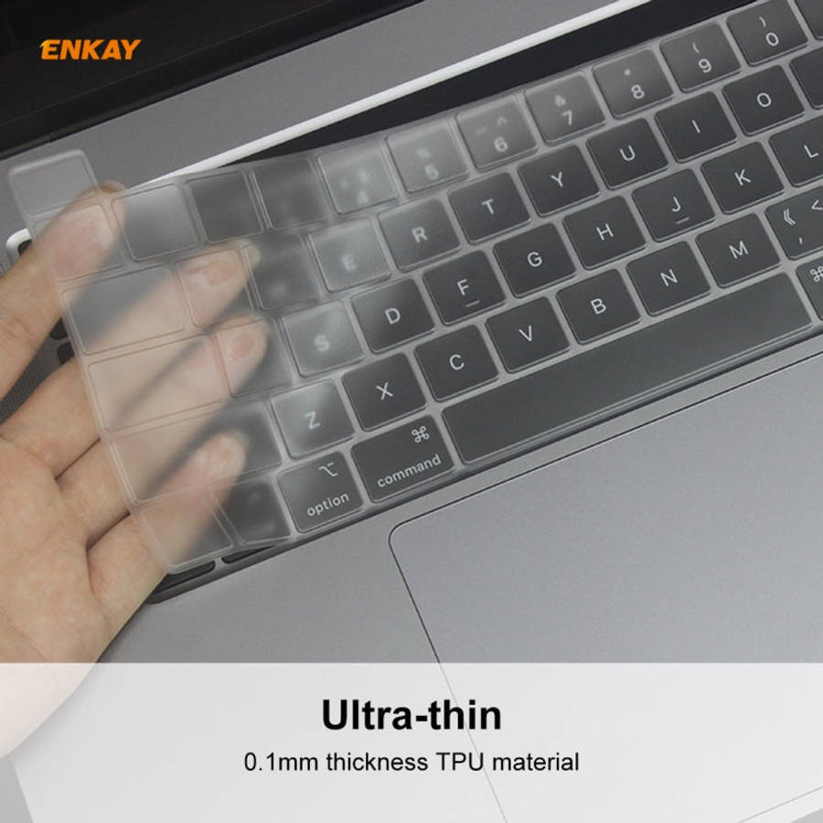 ENKAY for MacBook Pro 16 inch (A2141) TPU Soft Keyboard Protector, US Version