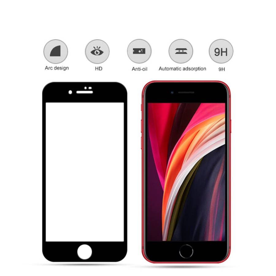 For iPhone SE 2020 2pcs mocolo 0.33mm 9H 2.5D Full Glue Tempered Glass Film, 2pcs
