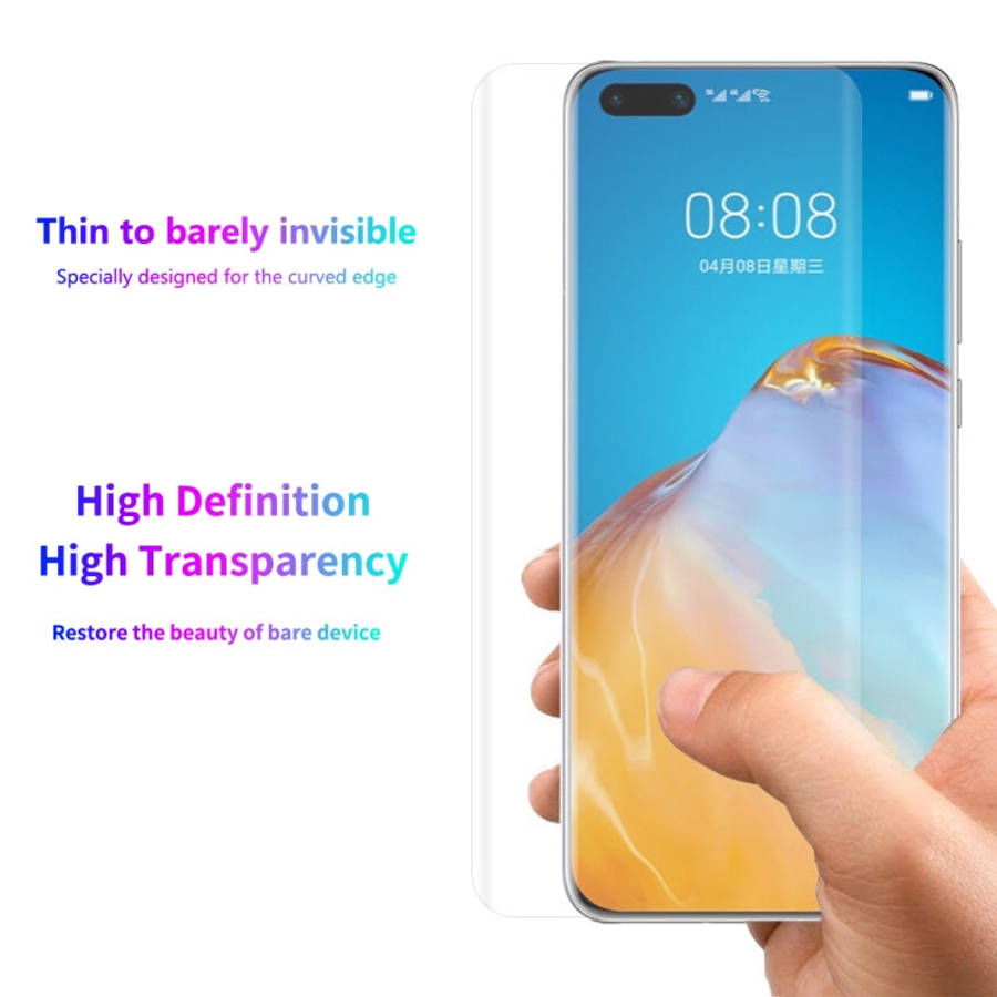 For Huawei P40 Pro 2 PCS ENKAY Hat-Prince 3D Full Screen PET Curved Hot Bending HD Screen Protect...