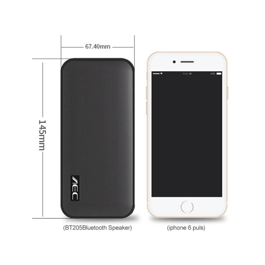AEC BT-205 Portable Wireless Bluetooth Speaker Stereo Music Loudspeaker Built-in Microphone, Supp...