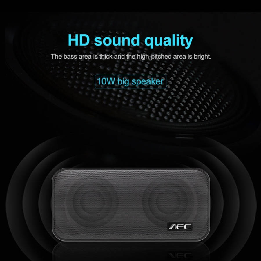 AEC BT-205 Portable Wireless Bluetooth Speaker Stereo Music Loudspeaker Built-in Microphone, Supp...