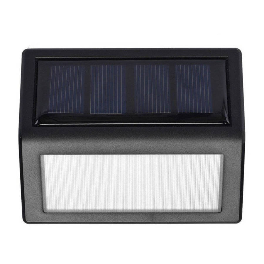 6 LEDs Solar Power IP55 Waterproof Light Sensor Wall Light Deck Lights, White light, Warm Light