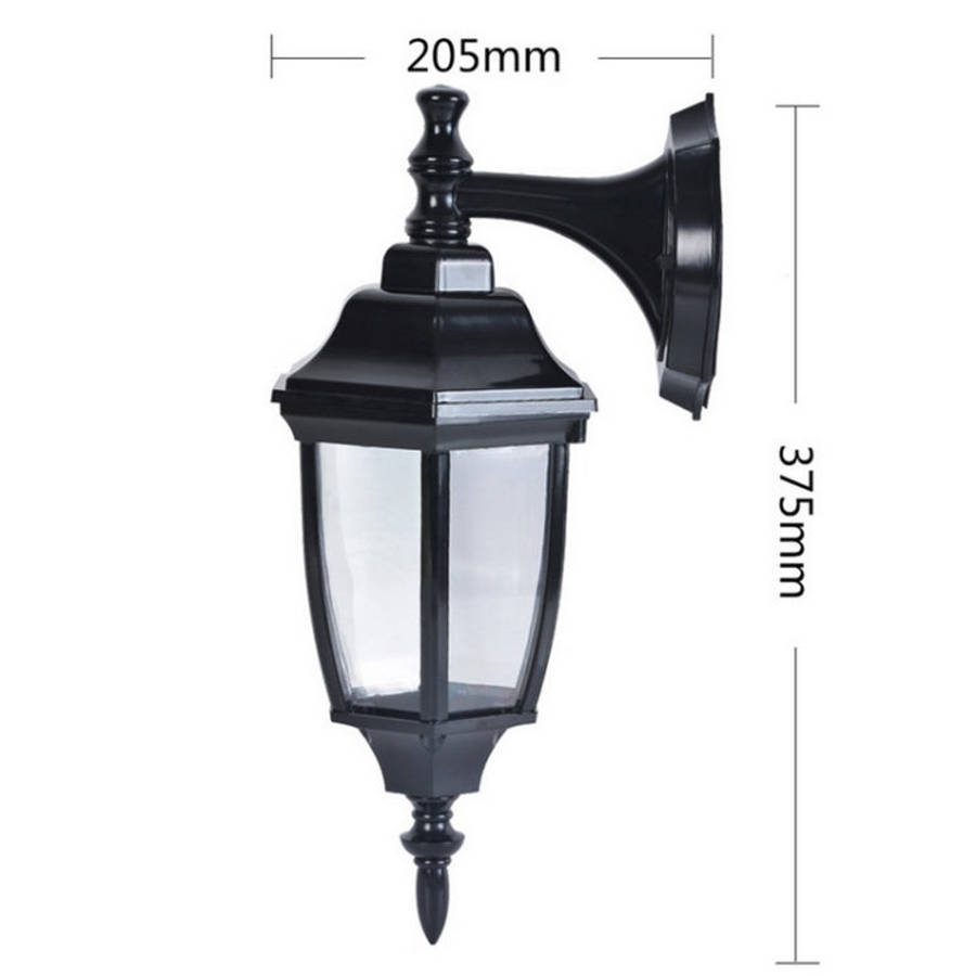 Vintage Acrylic IP67 Waterproof Courtyard Landscape Lights Hallway Lighting Wall Light without Li...