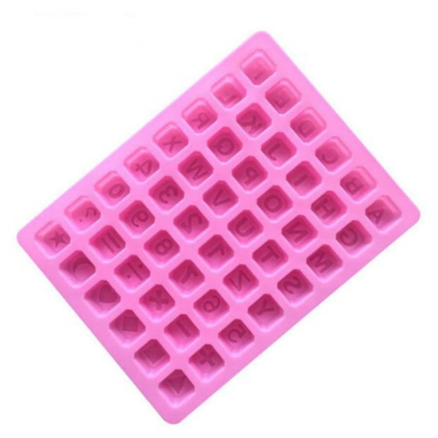 Stars Shape English Alphabet Silicone Chocolate Mold DIY Ice Handmade Soap Mold, Stars Shape Engl...