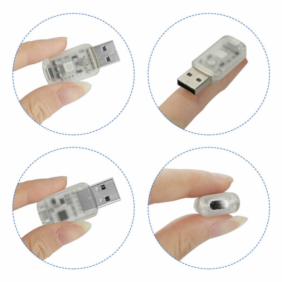 USB Car Internal Atmosphere Light, K6 Sound Control Single Lamp