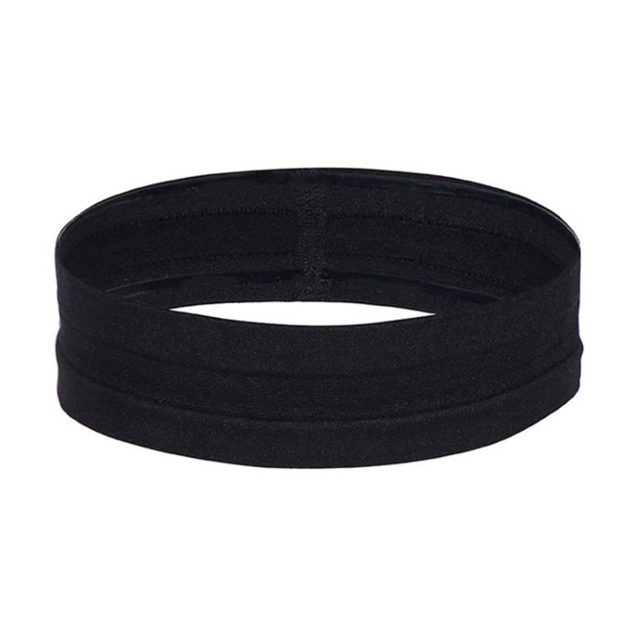 T1 Outdoor Sports Sweat Guide Headband, T1 (Black)