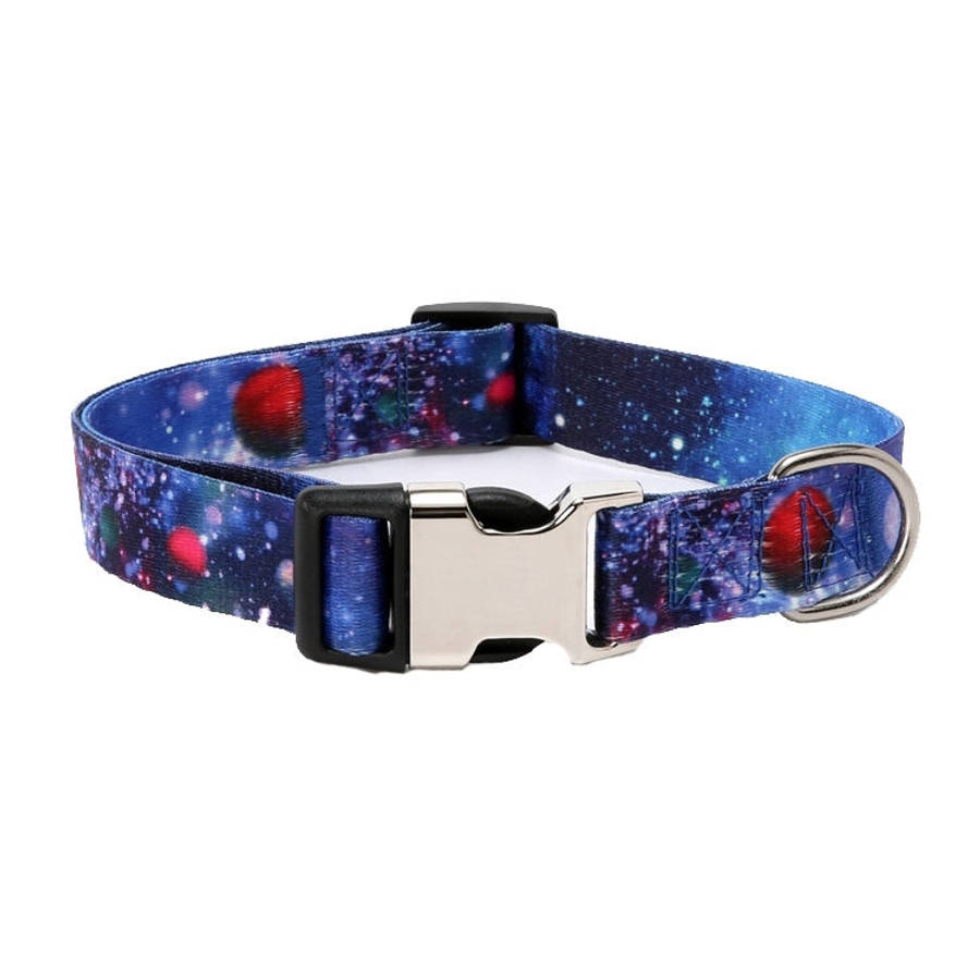 Pet Ethnic Style Polyester Cotton Print Pattern Collar, Size:, S: 1.5x27-43cm, M: 2.0x32-52cm, L:...