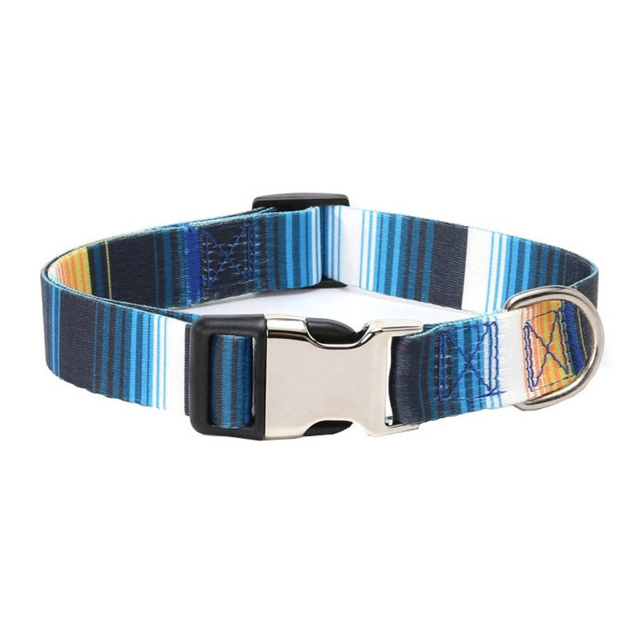 Pet Ethnic Style Polyester Cotton Print Pattern Collar, Size:, S: 1.5x27-43cm, M: 2.0x32-52cm, L:...