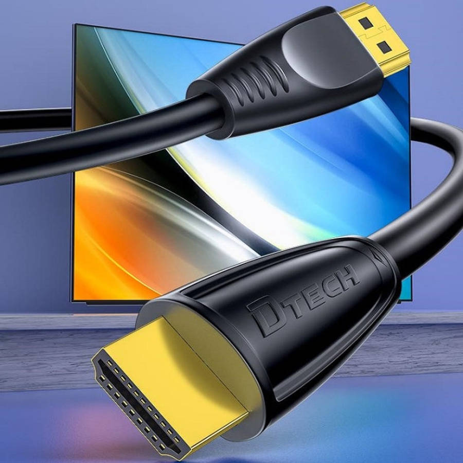 DTECH HDMI 2.0 HD Connection Cable 4K 60Hz Computer TV Connection Cable, 0.75m, 1m, 2m, 1.5m, 3m,...