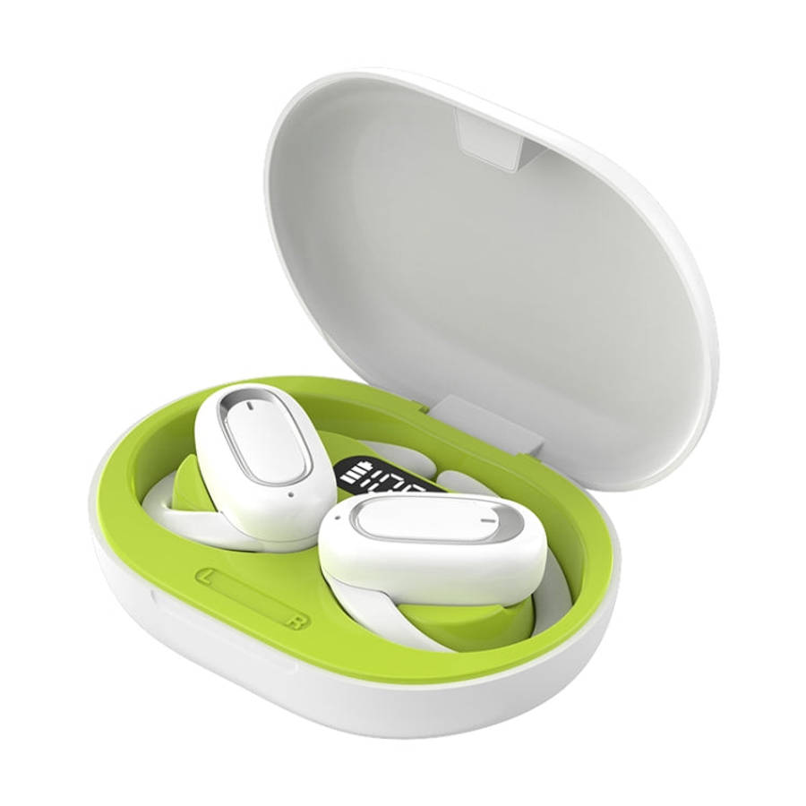T35 OWS Adjustable Ear-Hook Call Noise Reduction Wireless Bluetooth 5.3 Earphones, Black, White, ...