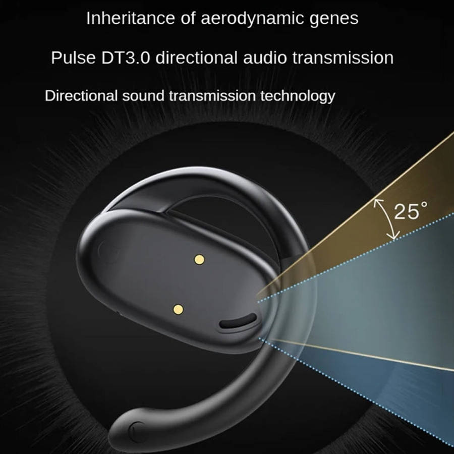 T35 OWS Adjustable Ear-Hook Call Noise Reduction Wireless Bluetooth 5.3 Earphones, Black, White, ...
