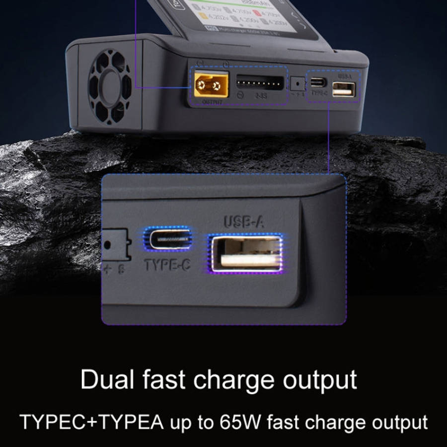ToolkitRC M9 600W Airplane Li-Po Battery Balance Charger With Voice Function, M9