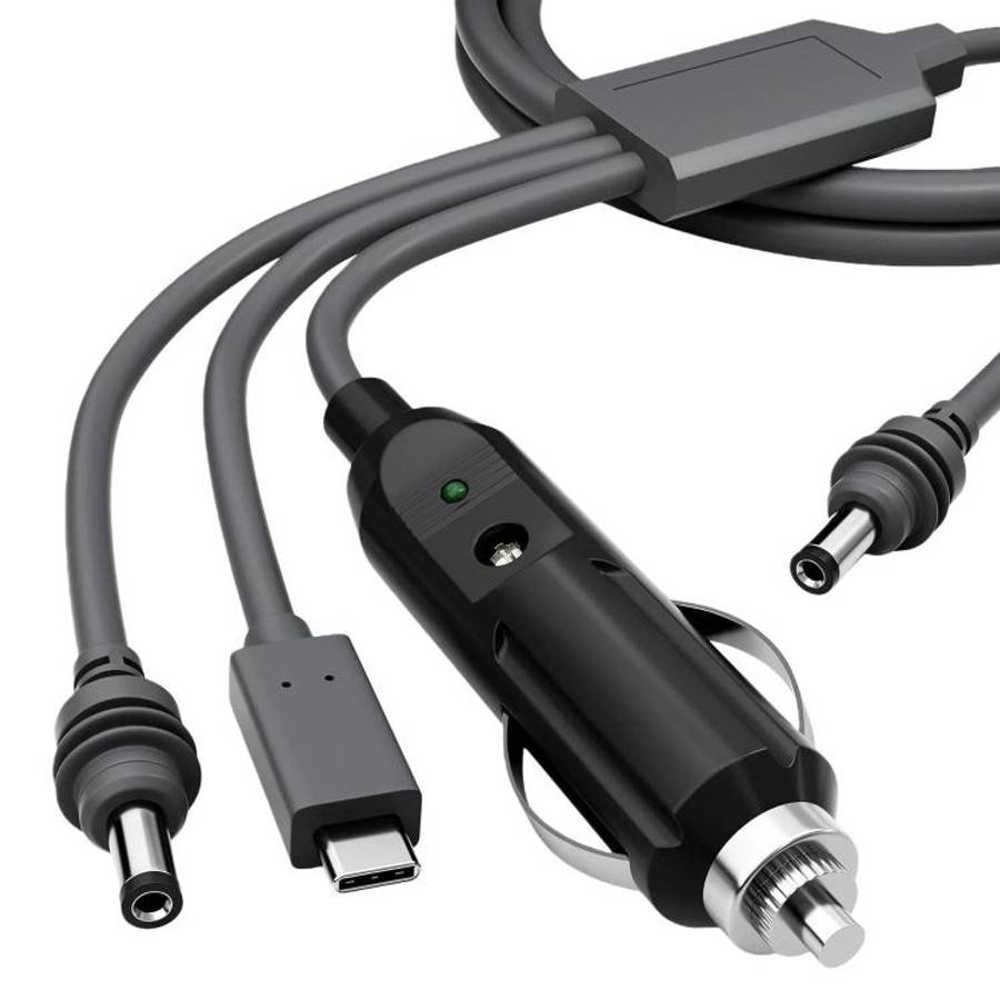 3 in 1 Mini Car DC Charger Power Cord, 3m