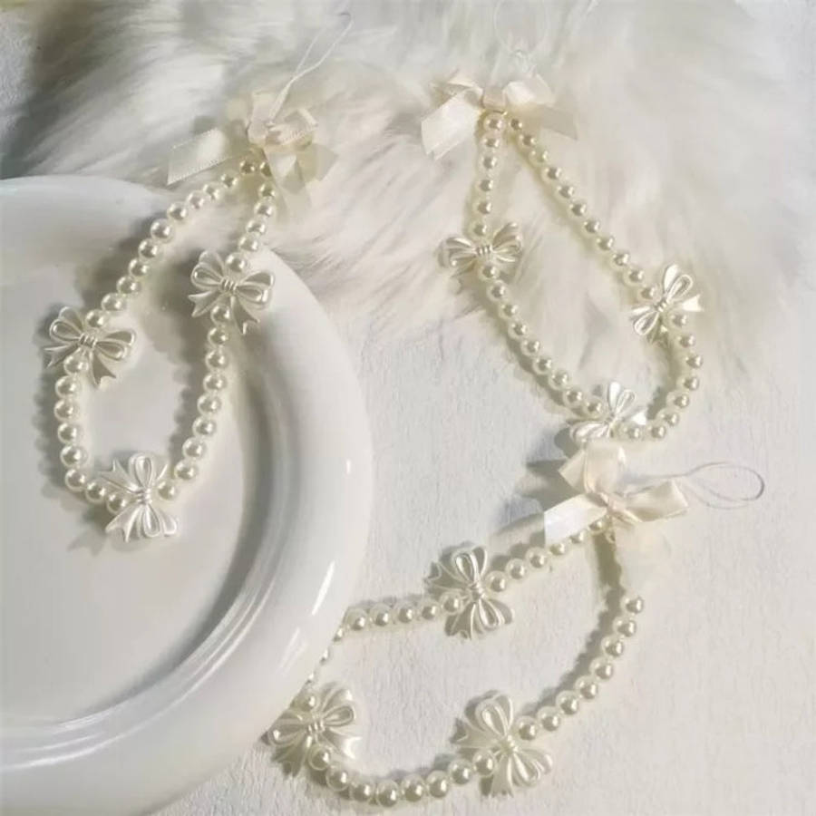Butterfly Pearl Bracelet Mobile Phone Chain
