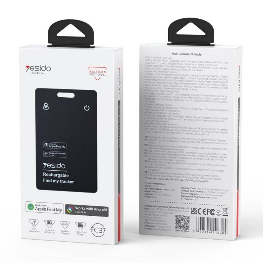 Yesido EC37 Findmy & Find Hub Dual System Anti-Loss Device