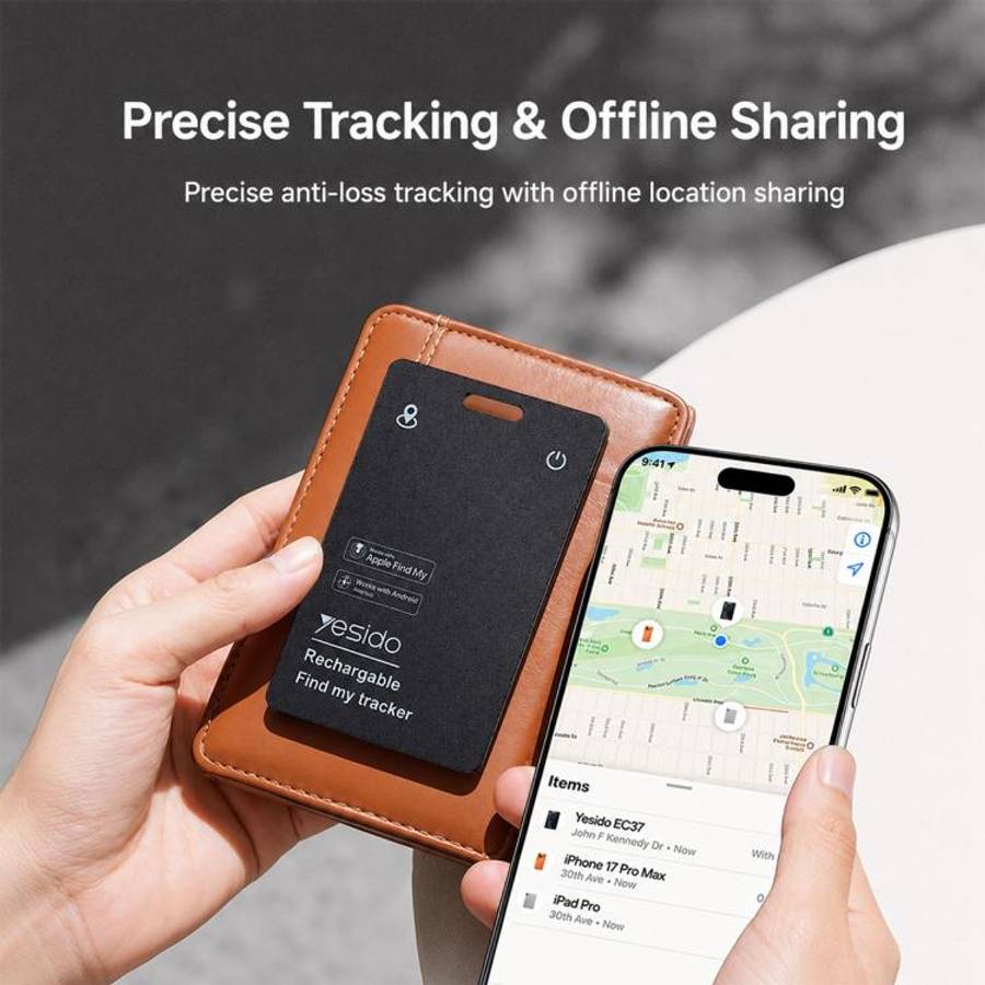 Yesido EC37 Findmy & Find Hub Dual System Anti-Loss Device