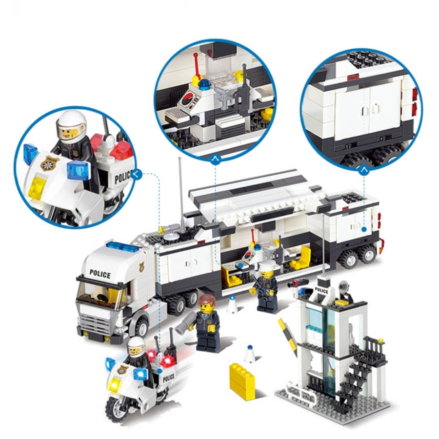 6727 511 PCS Brick Blocks City Police Station Command Vehicle Building Bricks Plastic Blocks Toys...