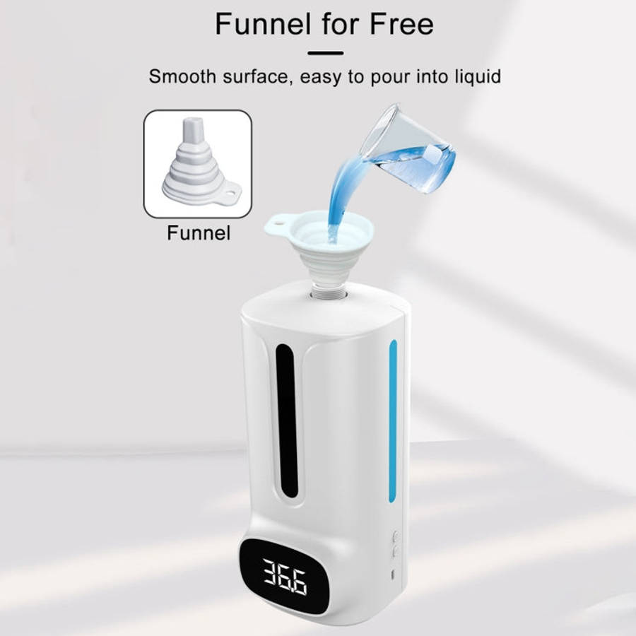 K9 Pro Plus Handsfree Non-contact Body Thermometer + 1000ml Automatic Non-contact Liquid Soap Dis...