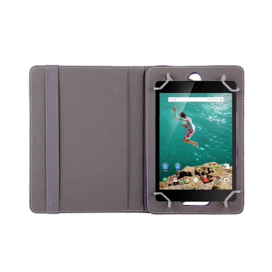9 inch Tablets Leather Case Crazy Horse Texture 360 Degrees Rotation Protective Case Shell with H...