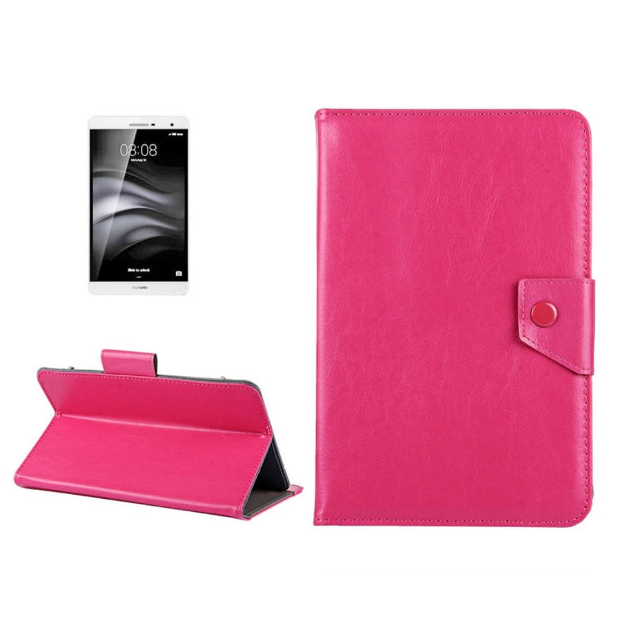 7 inch Tablets Leather Case Crazy Horse Texture Protective Case Shell with Holder for Galaxy Tab ...