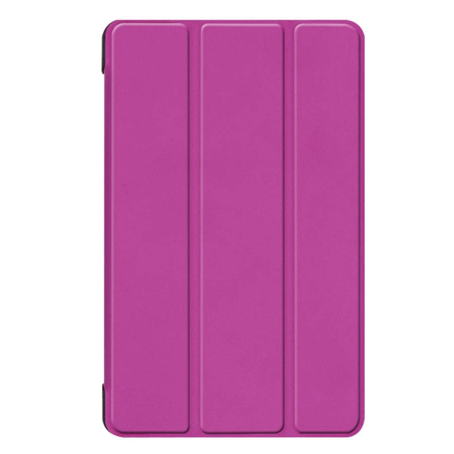 Custer Texture Horizontal Flip Leather Case for Galaxy Tab A 8.0 (2019) P205 / P200, with Three-f...