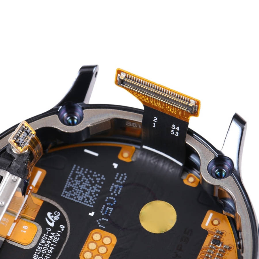 LCD Screen and Digitizer Full Assembly With Frame for Samsung Galaxy Active2 SM-R820, For Samsung...