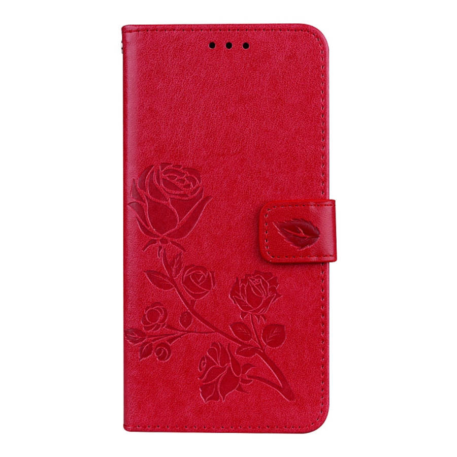 For Xiaomi Redmi 5 Plus Rose Embossed Horizontal Flip Environmental PU Leather Case with Holder &...