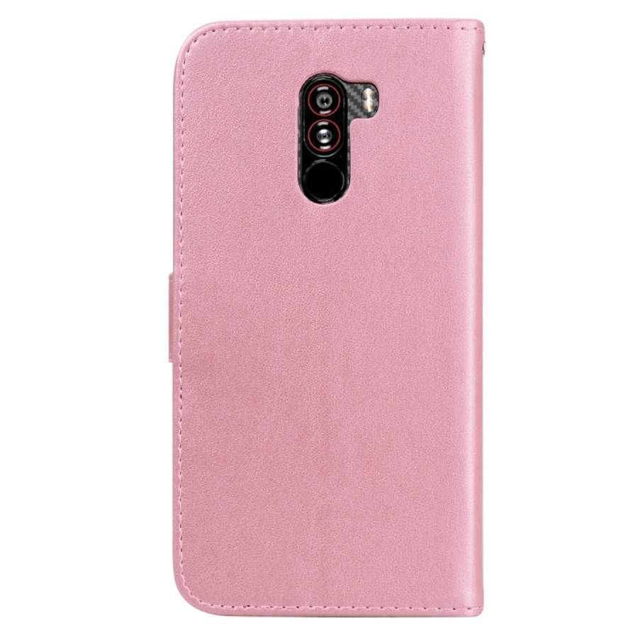Rose Embossed Horizontal Flip PU Leather Case for Xiaomi Pocophone F1 , with Holder & Card Slots ...
