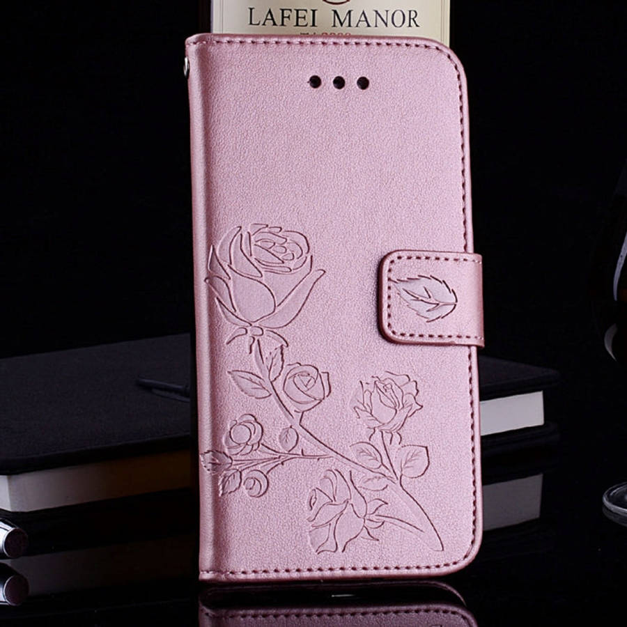 Rose Embossed Horizontal Flip PU Leather Case for Xiaomi Pocophone F1 , with Holder & Card Slots ...