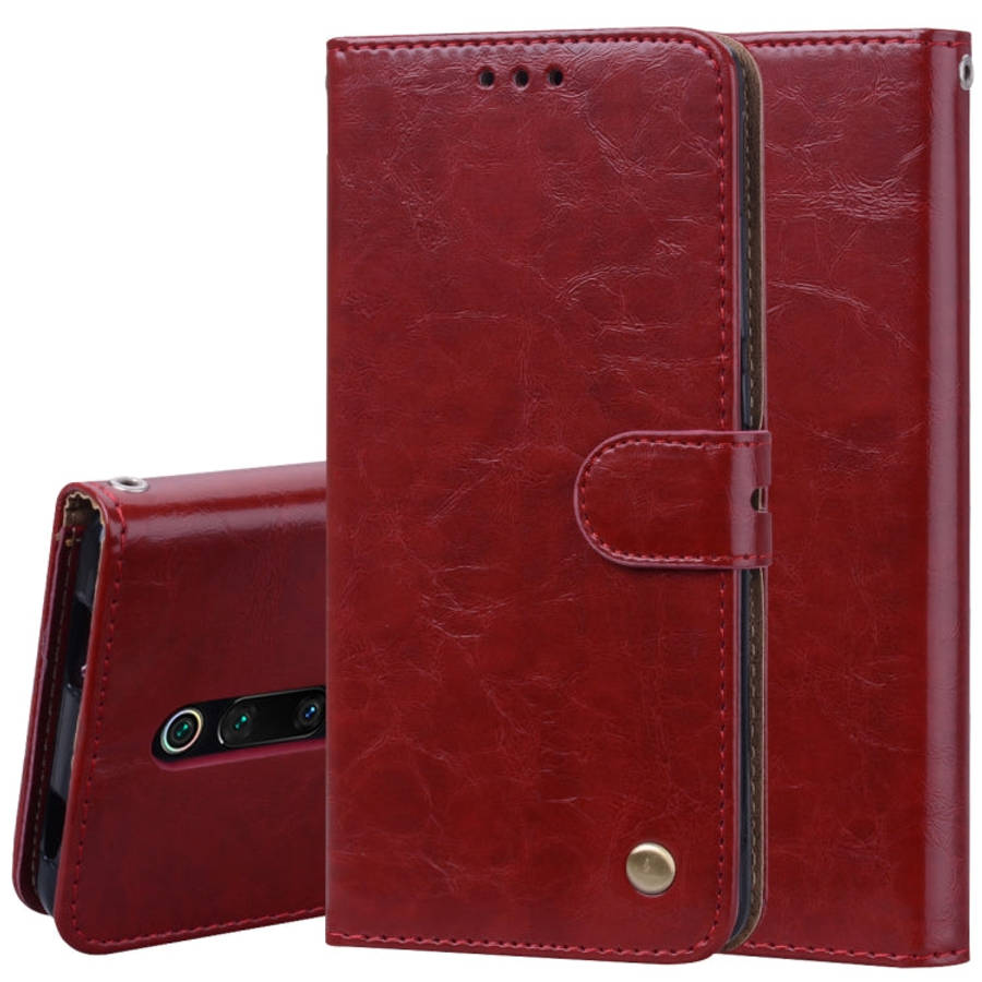 Business Style Oil Wax Texture Horizontal Flip Leather Case for Xiaomi Redmi K20 / K20 Pro, with ...