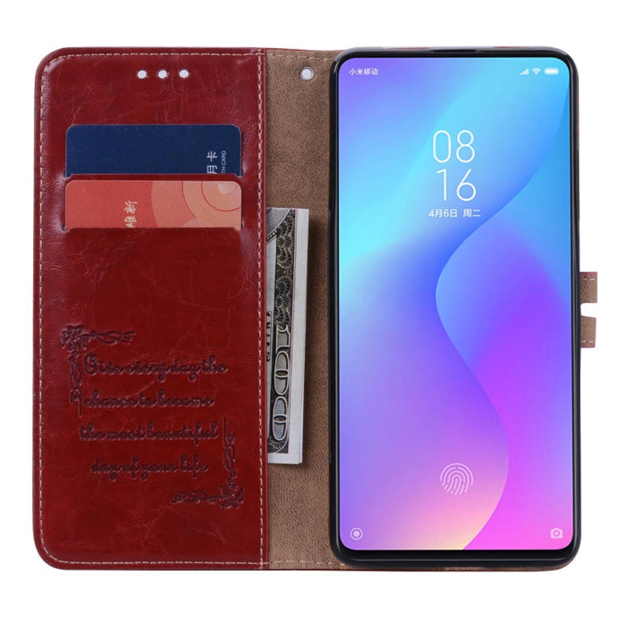 Business Style Oil Wax Texture Horizontal Flip Leather Case for Xiaomi Redmi K20 / K20 Pro, with ...