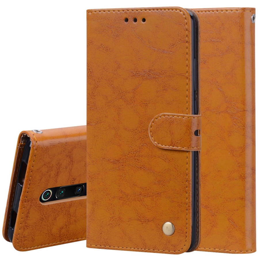 Business Style Oil Wax Texture Horizontal Flip Leather Case for Xiaomi Redmi K20 / K20 Pro, with ...