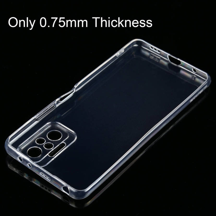 For Xiaomi Redmi Note 10 Pro 0.75mm Ultra-thin Transparent TPU Soft Protective Case, For Xiaomi R...