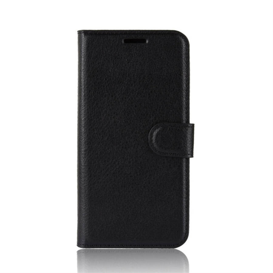 Litchi Texture Horizontal Flip Leather Case for Xiaomi Redmi Note 7, with Wallet & Holder & Card ...