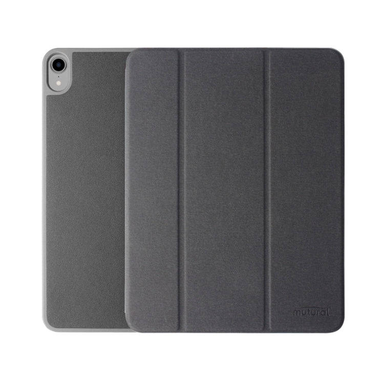 Mutural Exquisite Series Cloth Texture PU+TPU Leather Case for iPad Pro 12.9 inch (2018), with 3-...