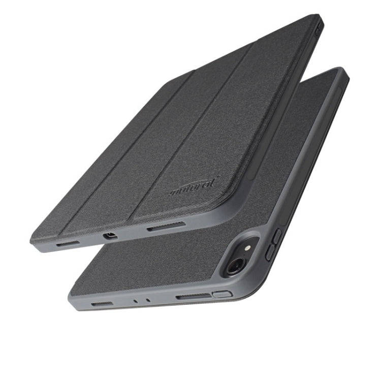 Mutural Exquisite Series Cloth Texture PU+TPU Leather Case for iPad Pro 12.9 inch (2018), with 3-...