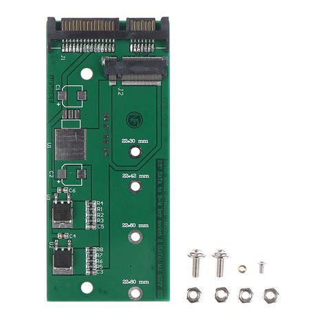 Techme M2 SATA Adapter SATA III to M.2 (NGFF) SSD Converter For NGFF SSD 2242 2260 2280 Card Adapter