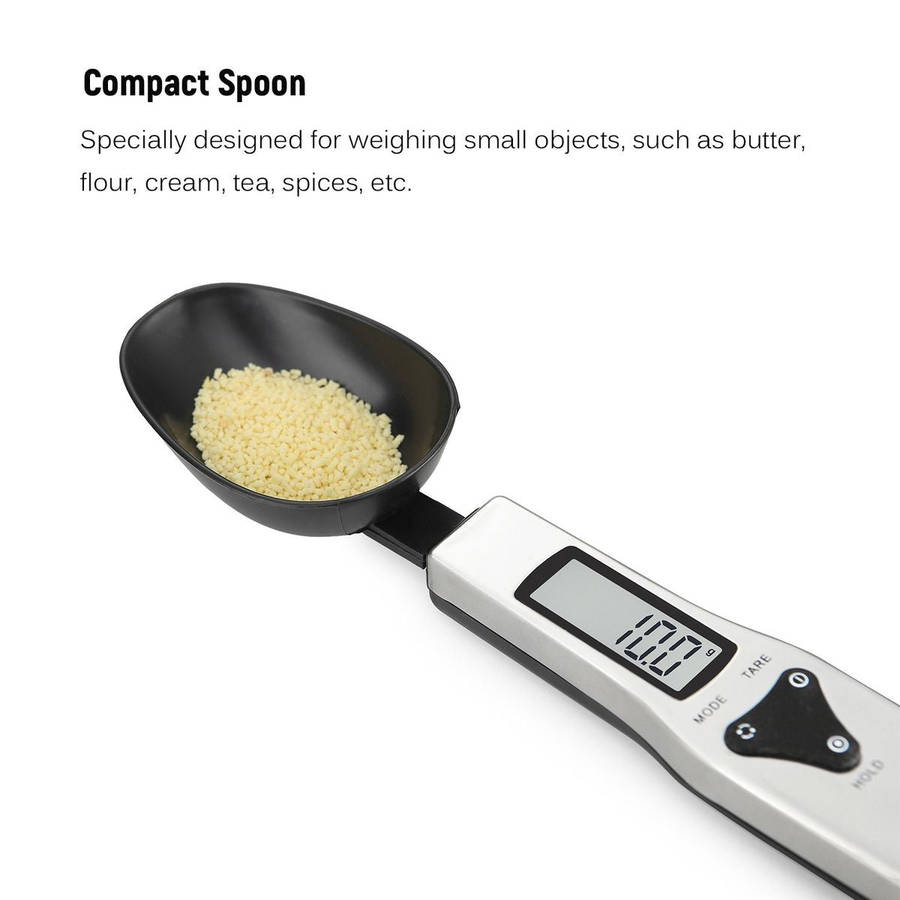 Mihuis Portable Stainless Steel Spoon Scale 0.1g - 300g