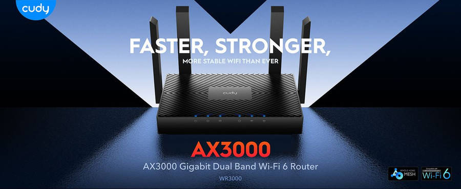 Cudy - AX3000 Gigabit Wi-Fi 6 Mesh Router