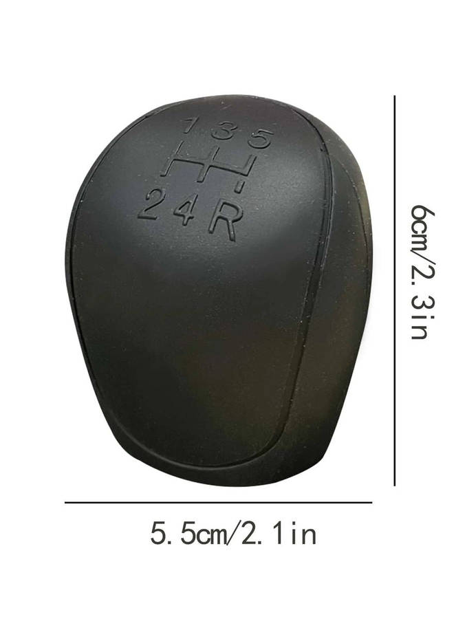 Motolab Silicone Car Gear Leaver Shift Knob Cover - Black